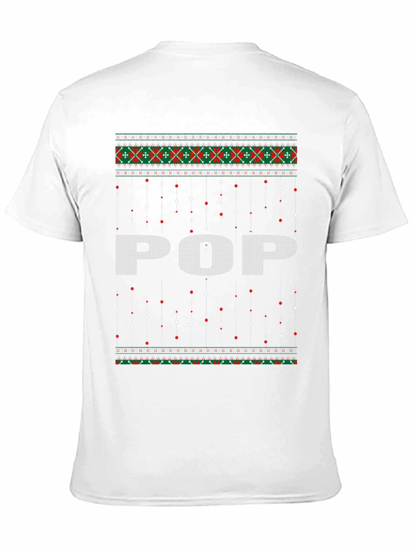 Dad Christmas T-Shirt Ugly Holiday Pop Graphic