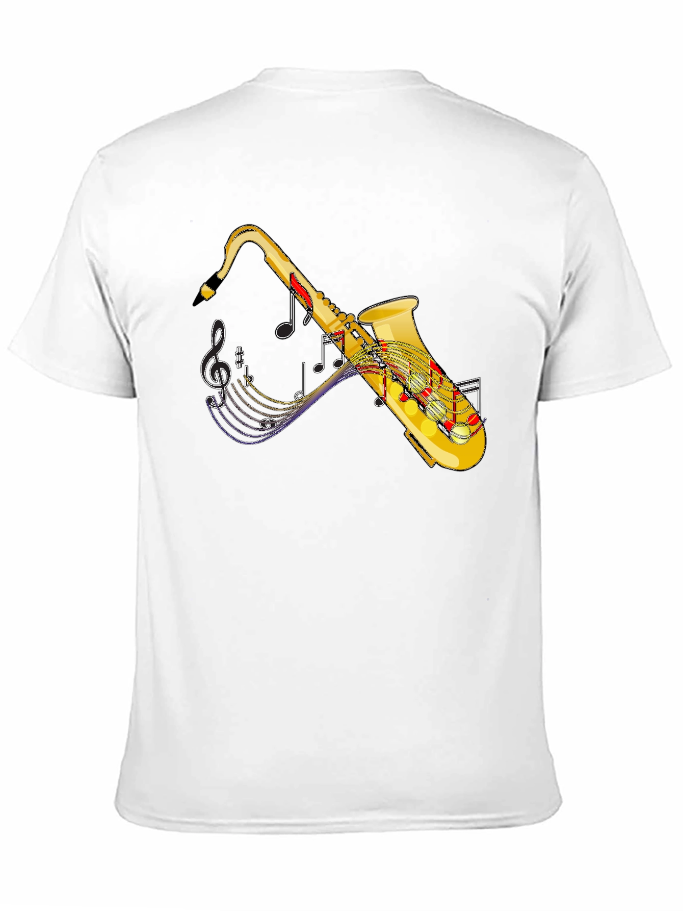 Saxophone Music T-Shirt - Black