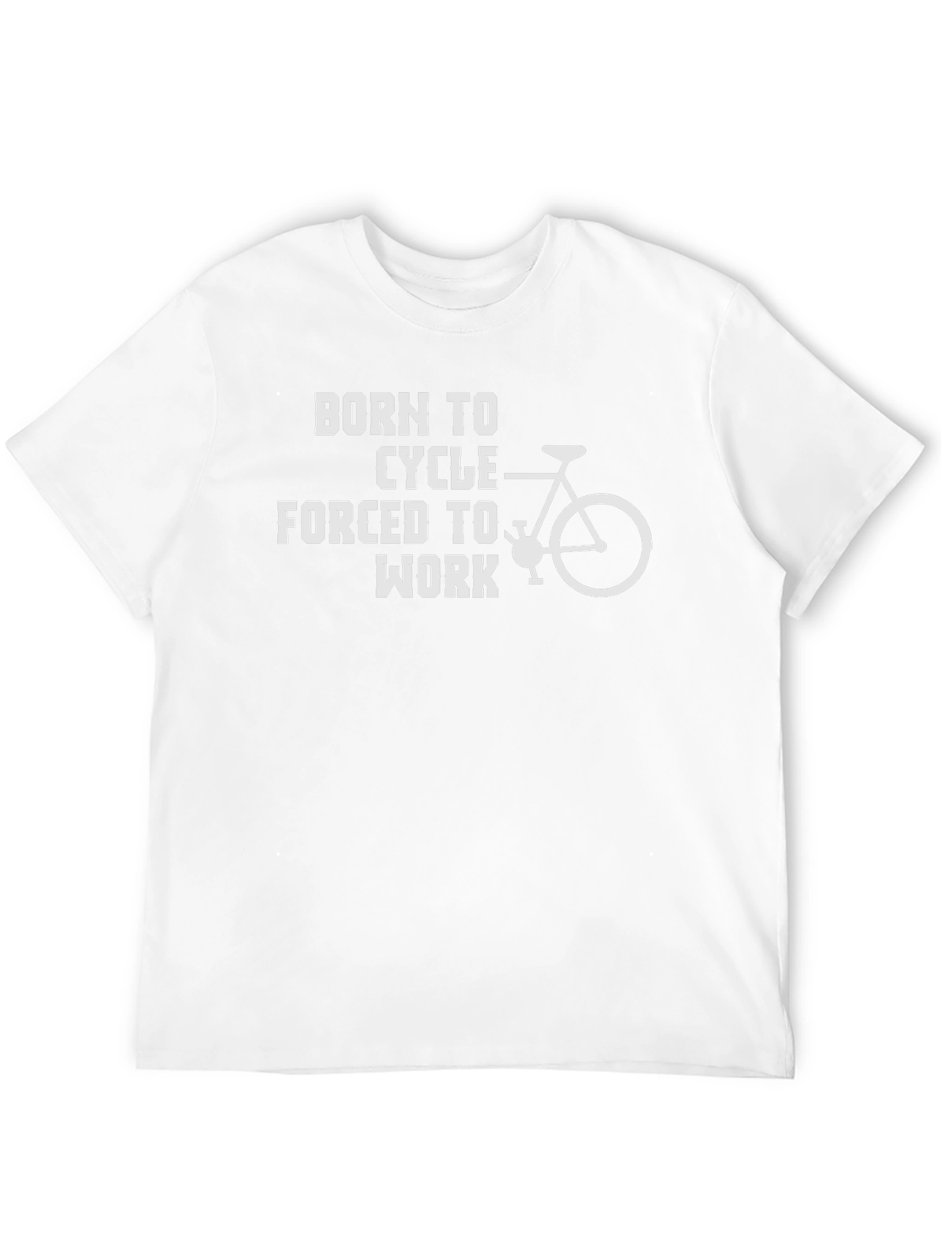Born to Cycle Black Graphic Tee
