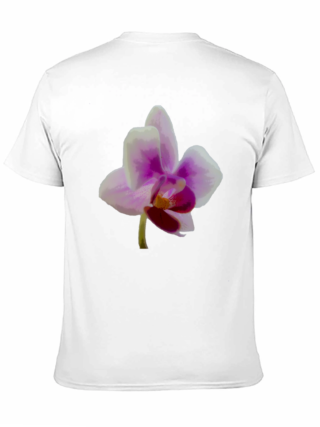 Floral Graphic Tee - Orchid Design