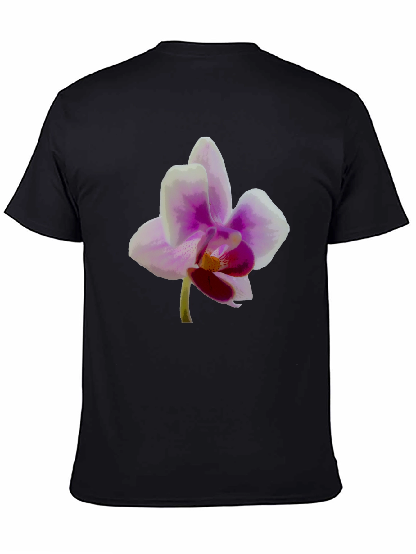 Floral Graphic Tee - Orchid Design