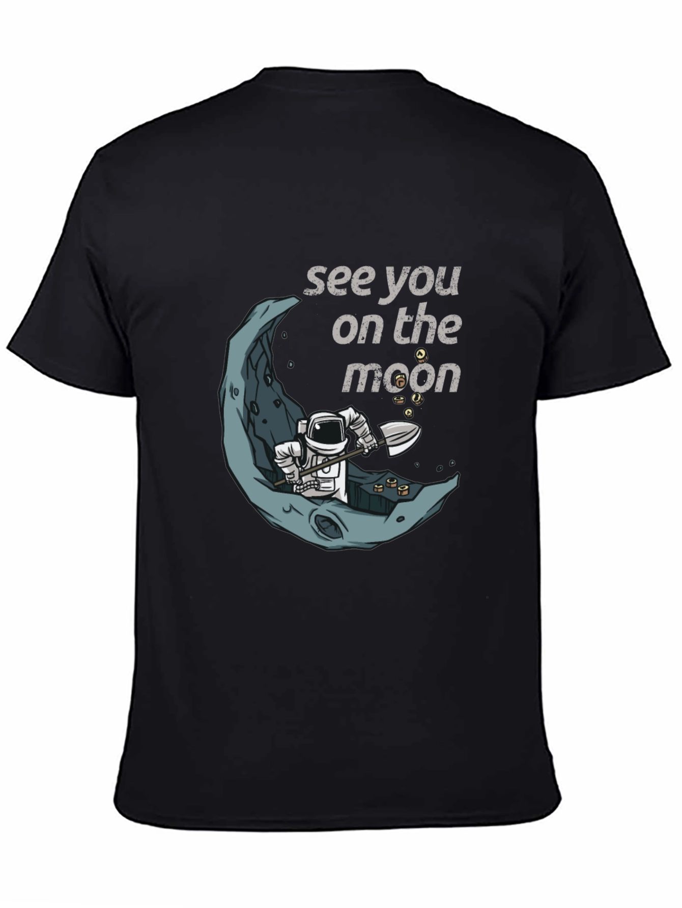 See You On The Moon T-Shirt Spaceman Graphic Tee
