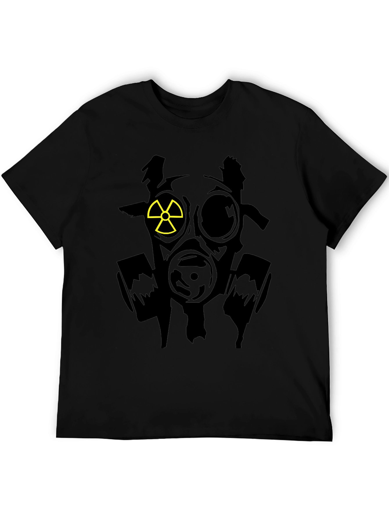 Gas Mask Radiation Symbol T-Shirt