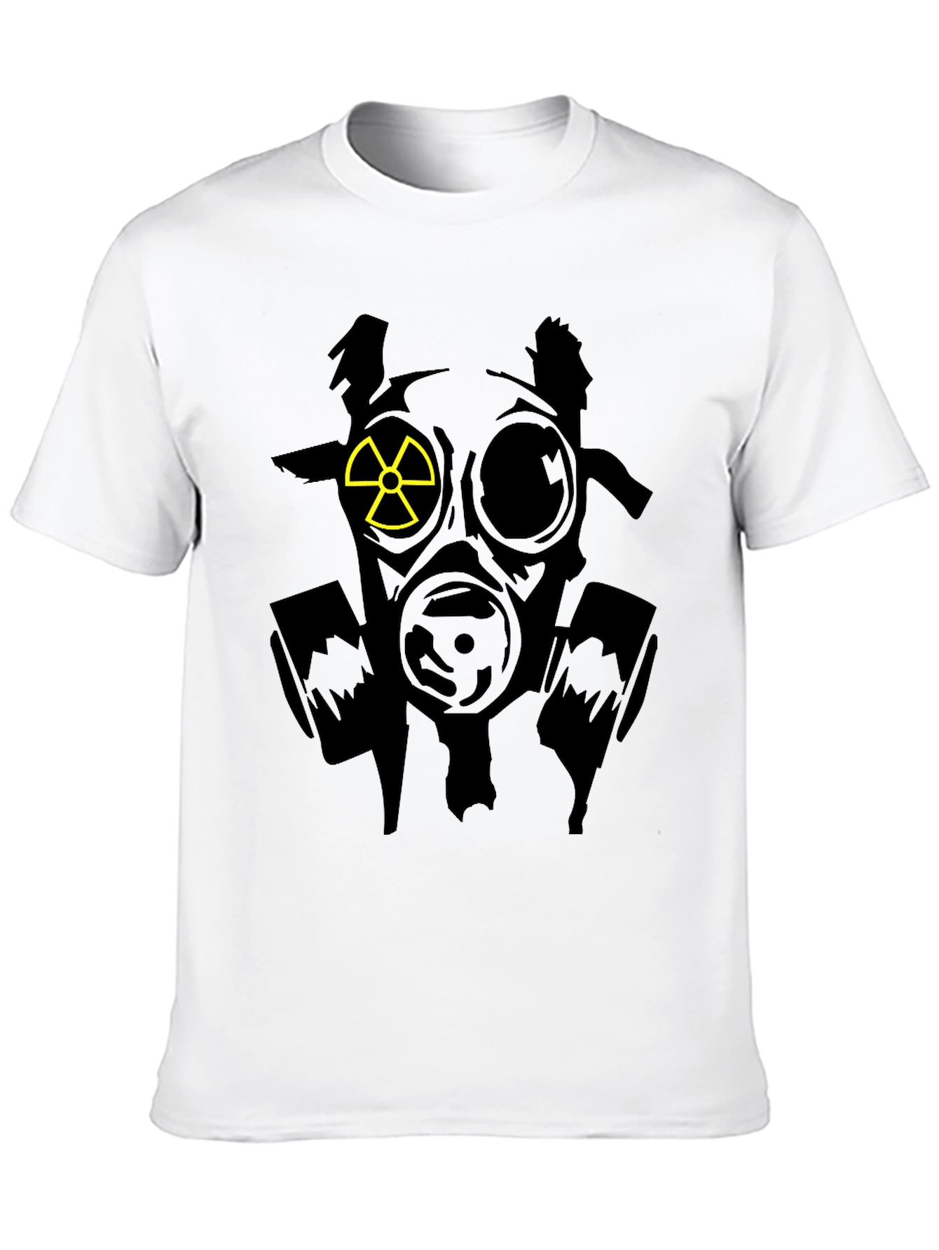 Gas Mask Radiation Symbol T-Shirt