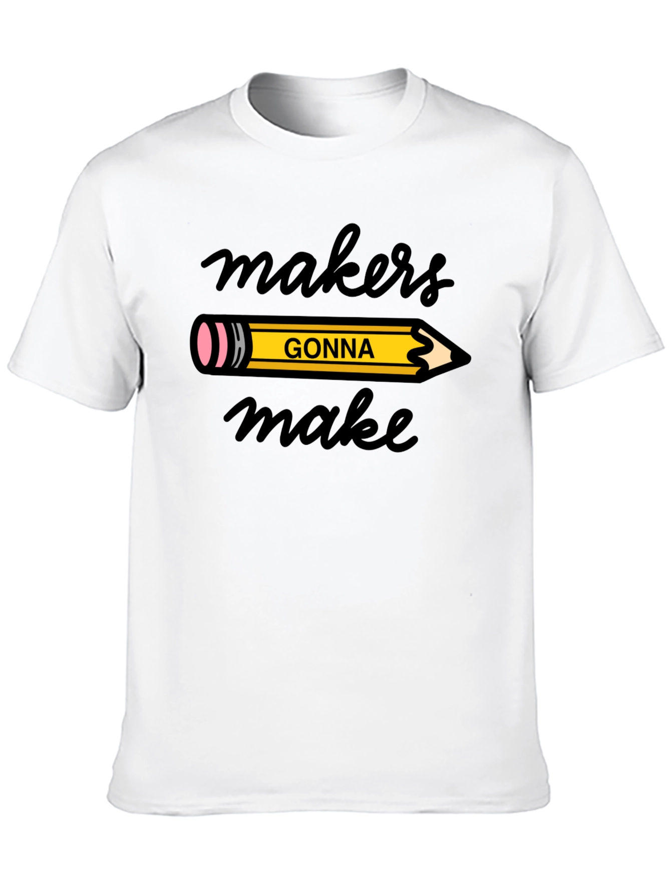 Makers Gonna Make Graphic Tee - Black