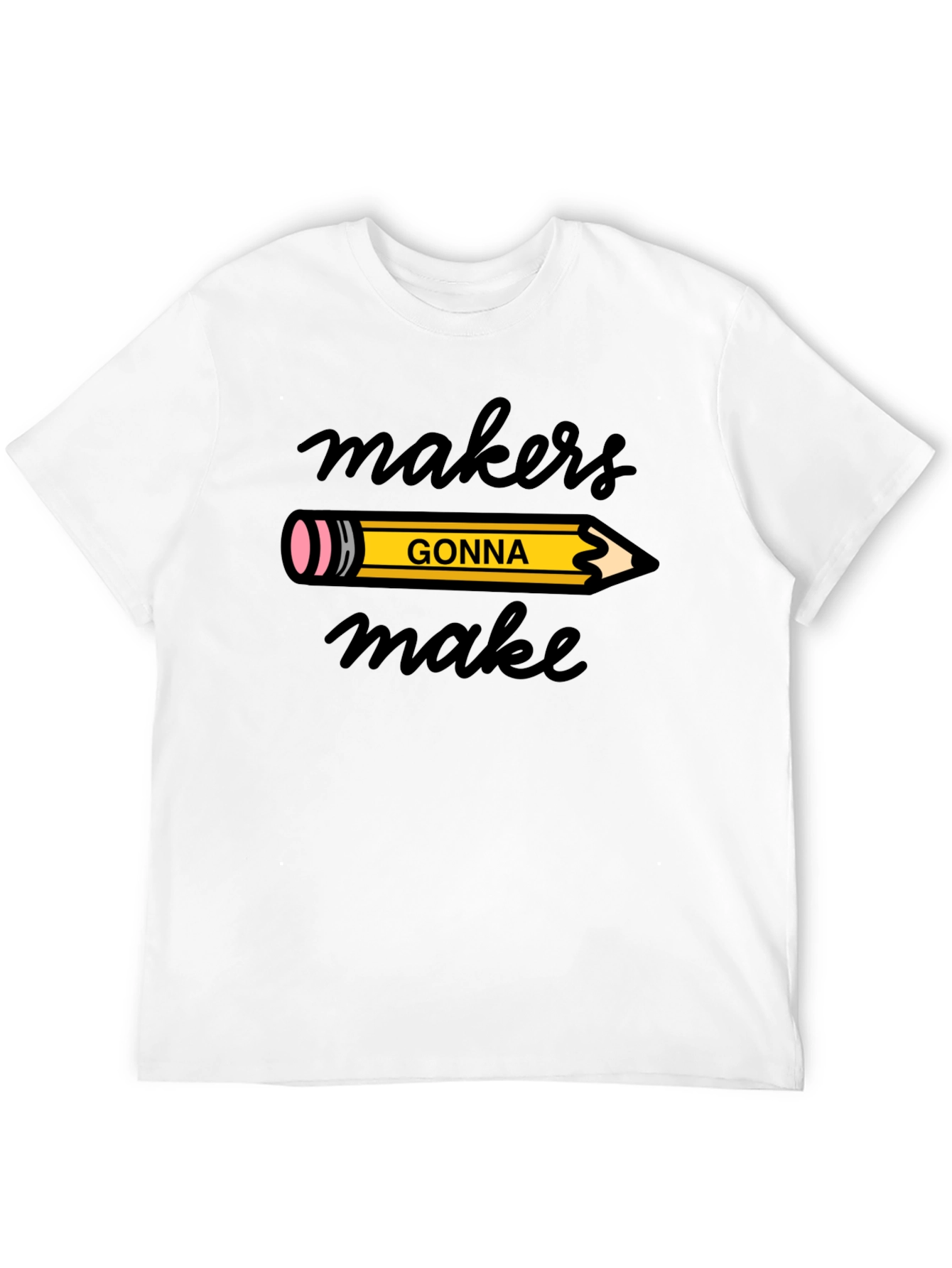 Makers Gonna Make Graphic Tee - Black