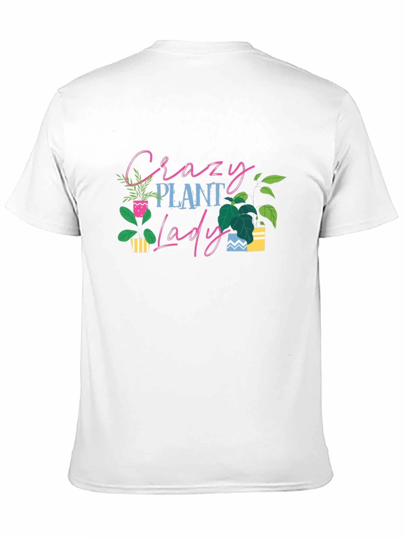 Crazy Plant Lady T-Shirt - Black Cotton Tee