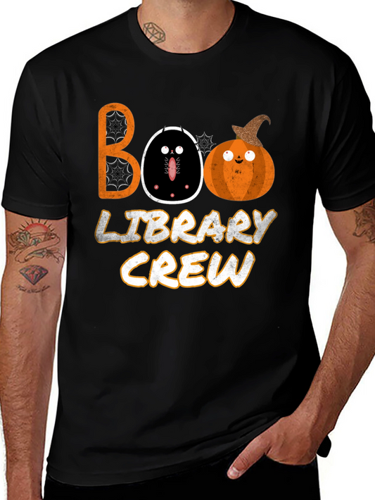 Boo Library Crew Halloween T-Shirt