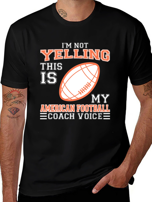 Football Coach Voice Graphic T-Shirt