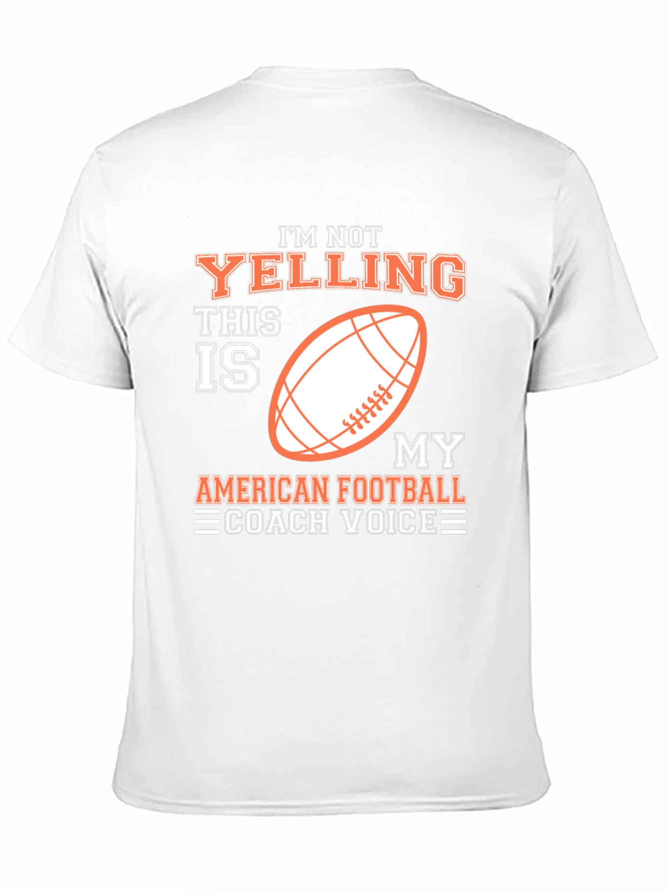 Football Coach Voice Graphic T-Shirt