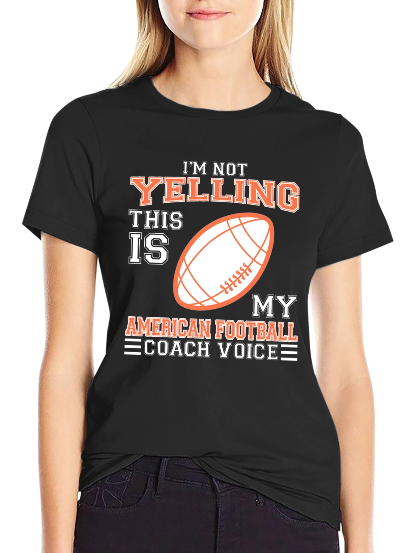 Football Coach Voice Graphic T-Shirt