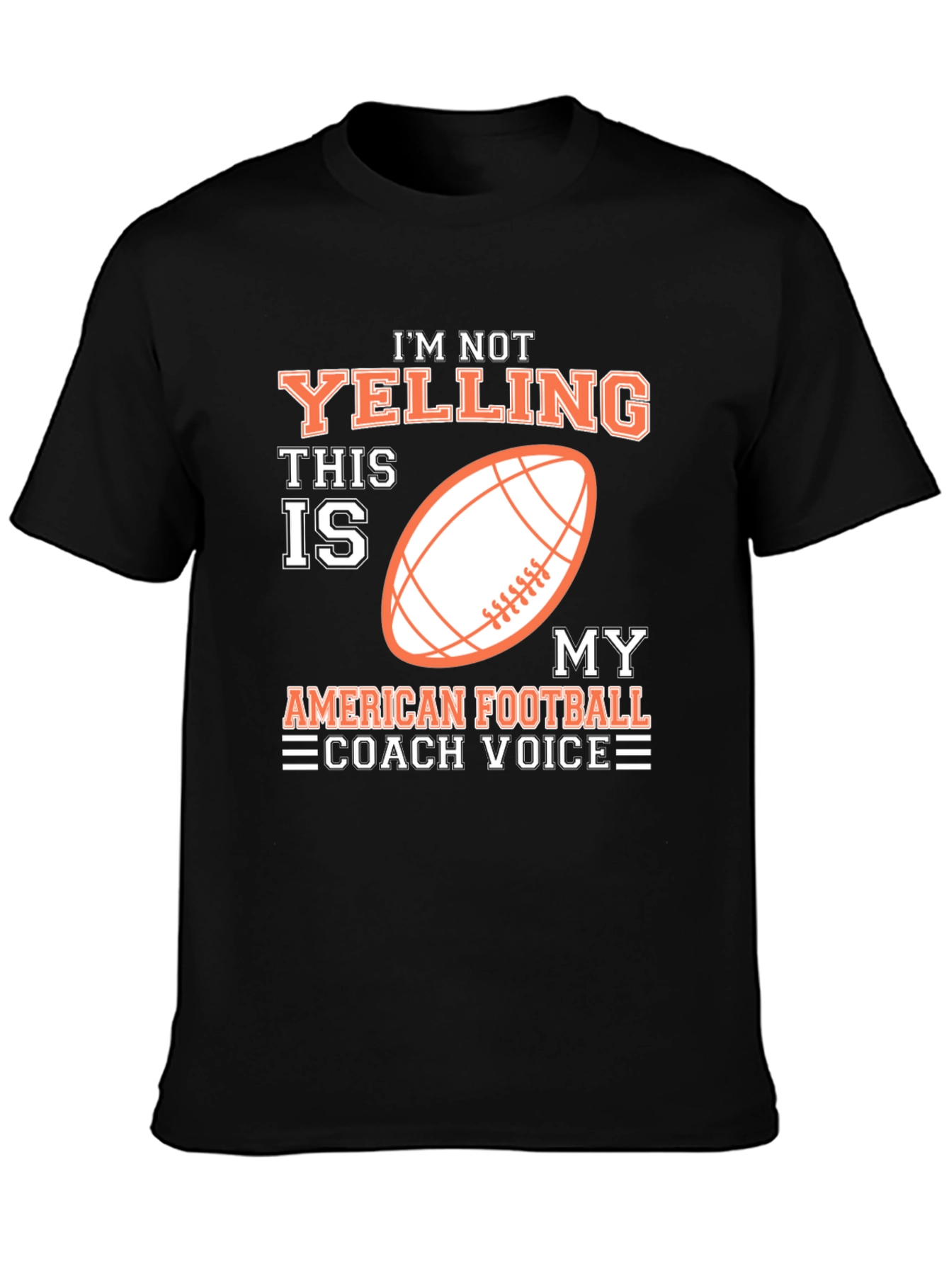 Football Coach Voice Graphic T-Shirt