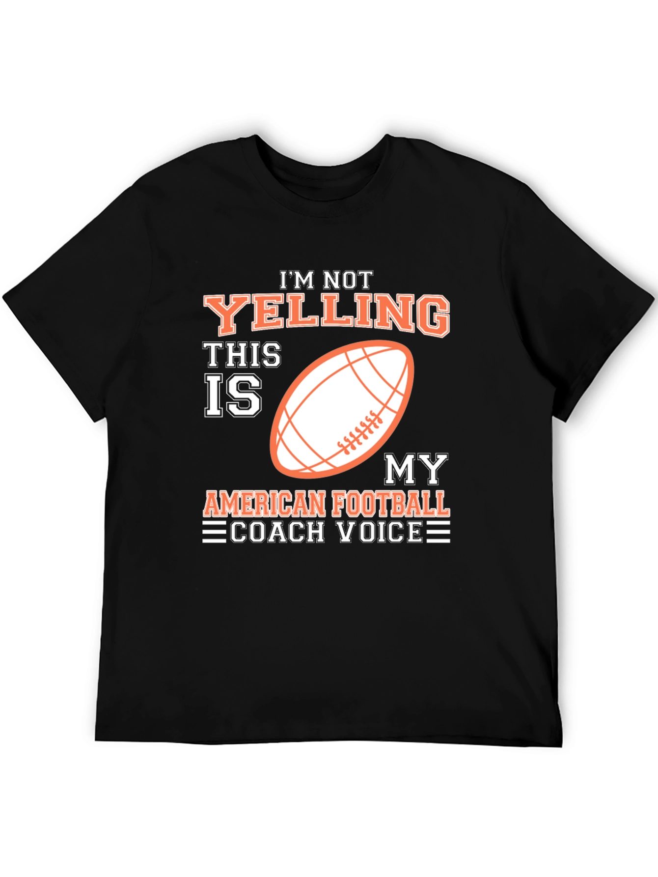 Football Coach Voice Graphic T-Shirt