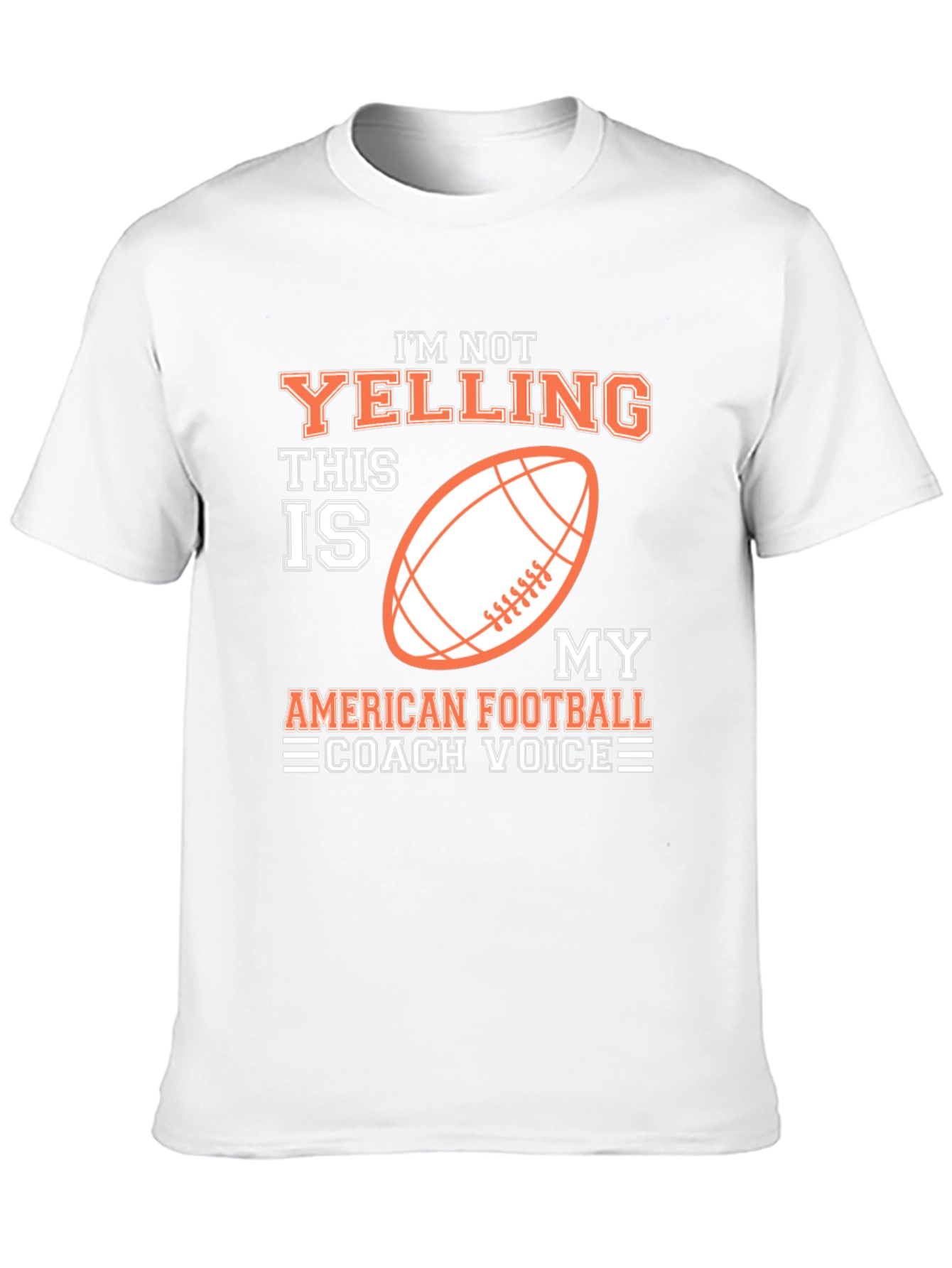 Football Coach Voice Graphic T-Shirt