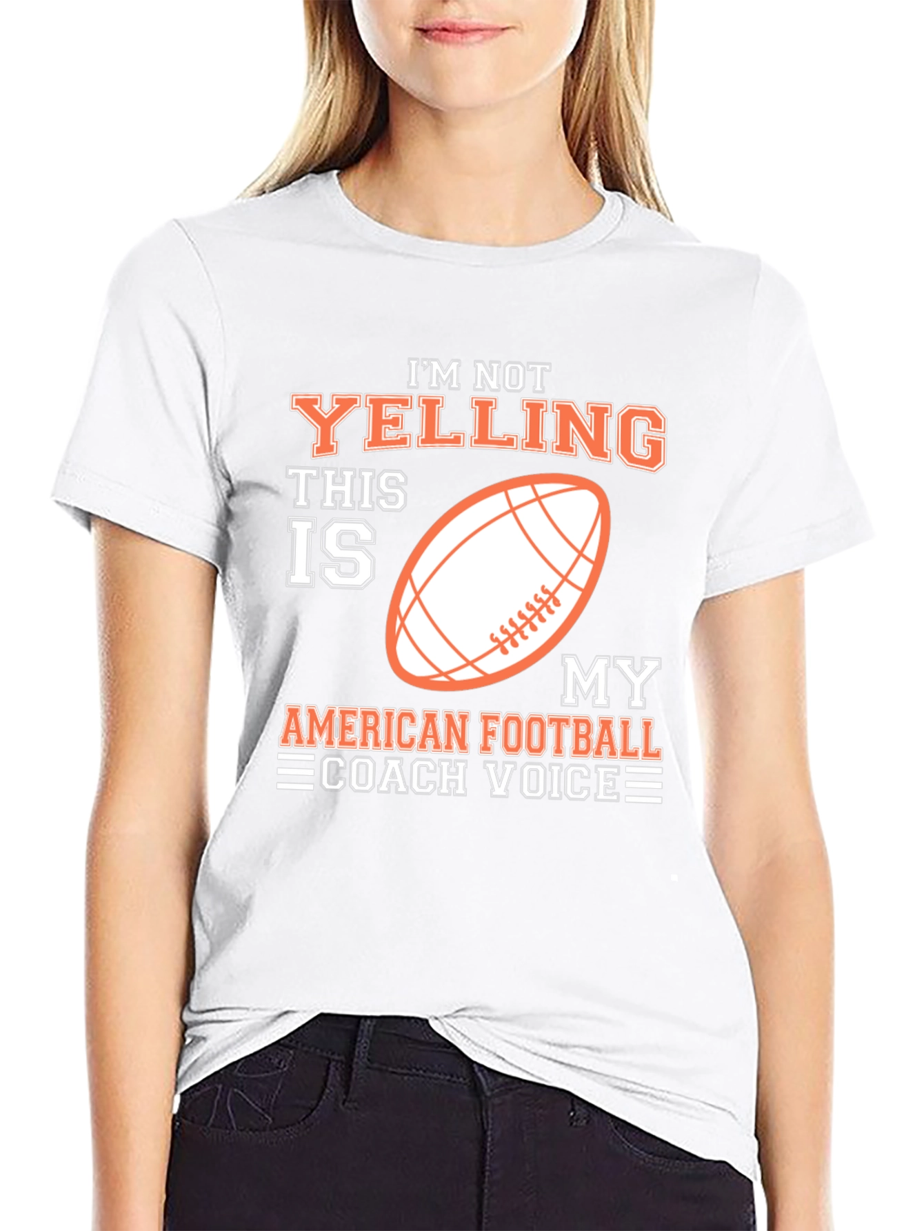 Football Coach Voice Graphic T-Shirt