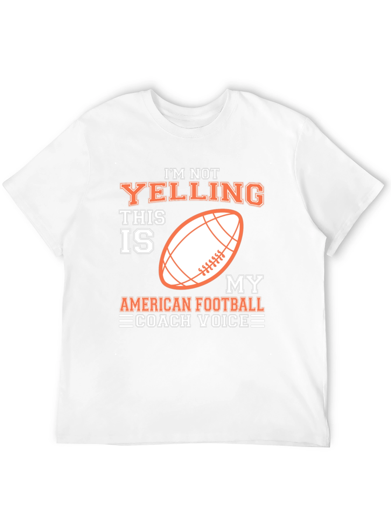 Football Coach Voice Graphic T-Shirt
