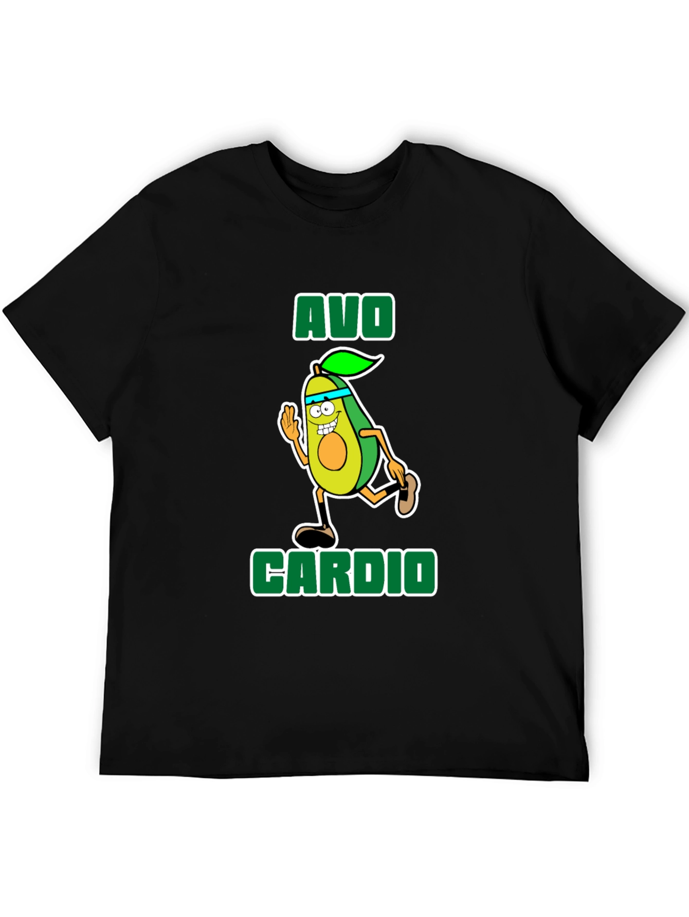 Avo Cardio T-Shirt - Running Avocado Graphic Tee