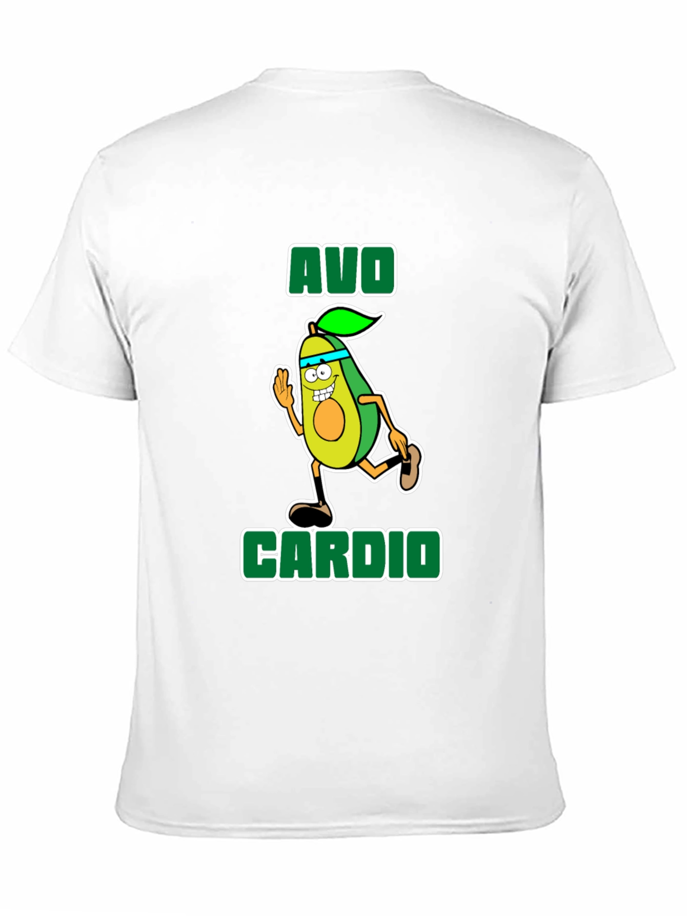 Avo Cardio T-Shirt - Running Avocado Graphic Tee