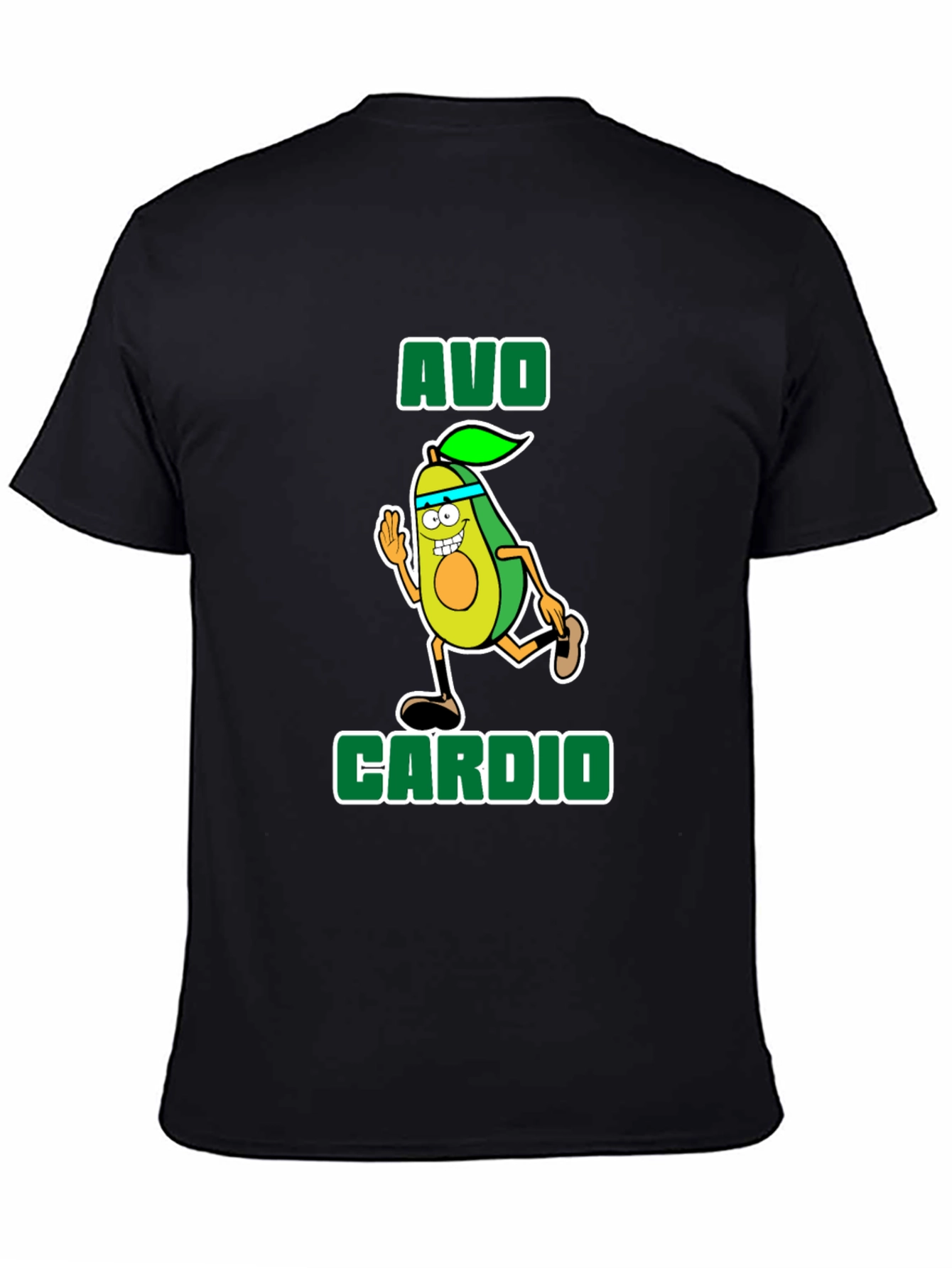 Avo Cardio T-Shirt - Running Avocado Graphic Tee
