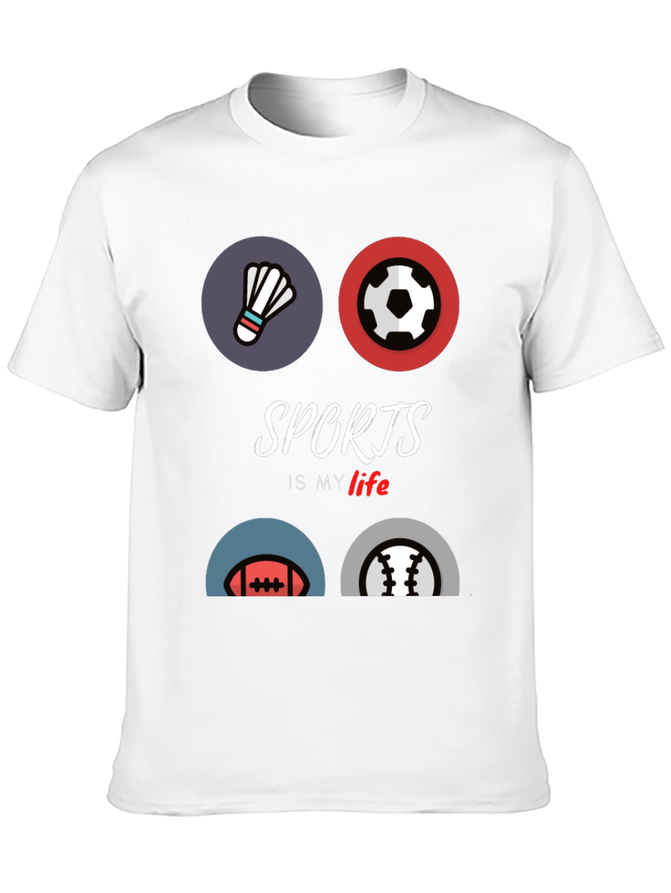 Sports is My Life Graphic T-Shirt