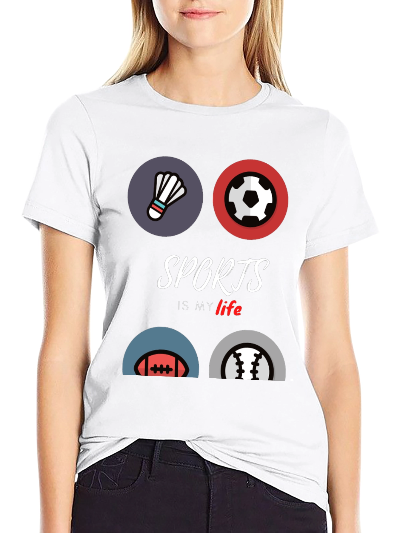 Sports is My Life Graphic T-Shirt