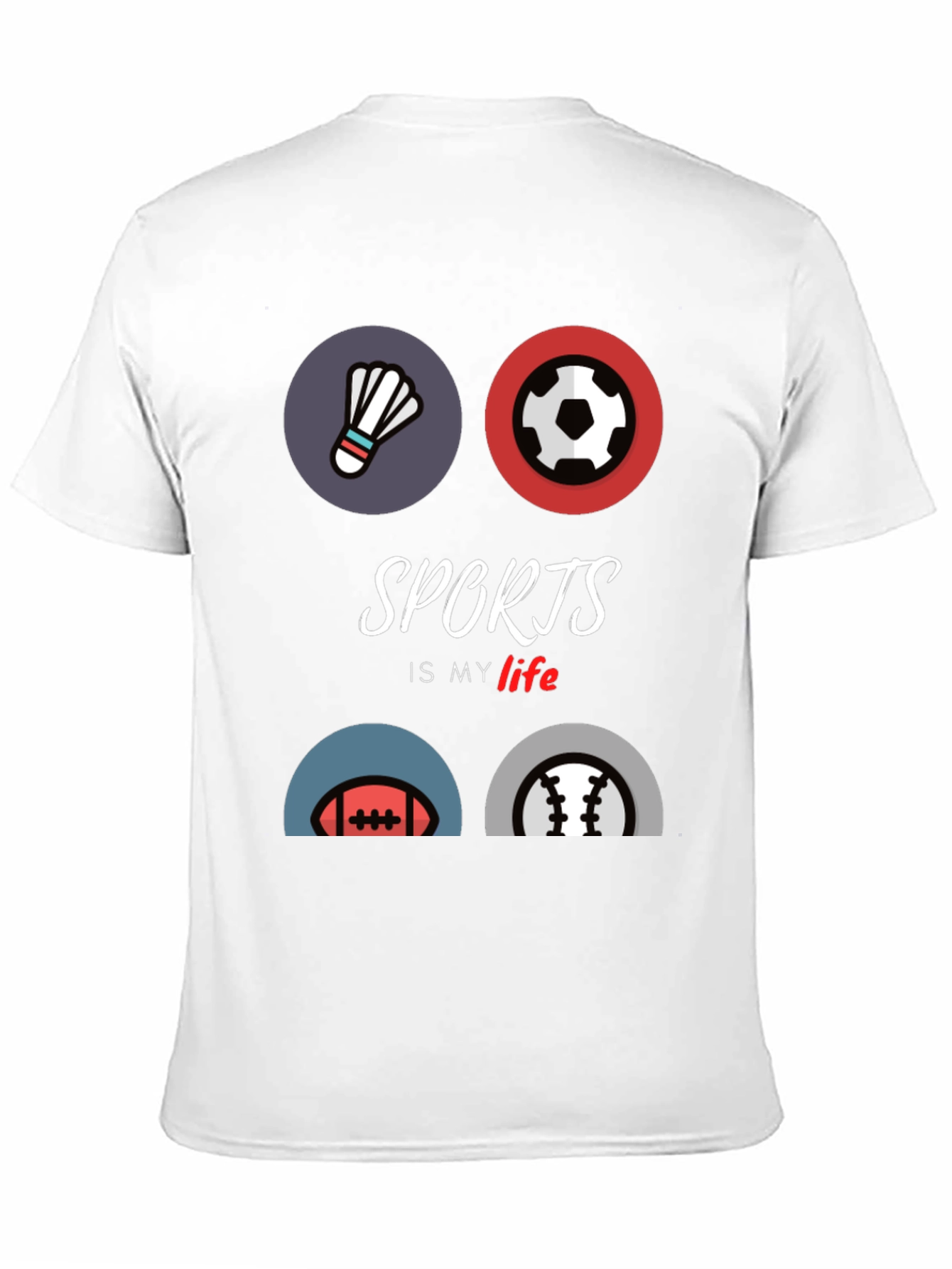 Sports is My Life Graphic T-Shirt