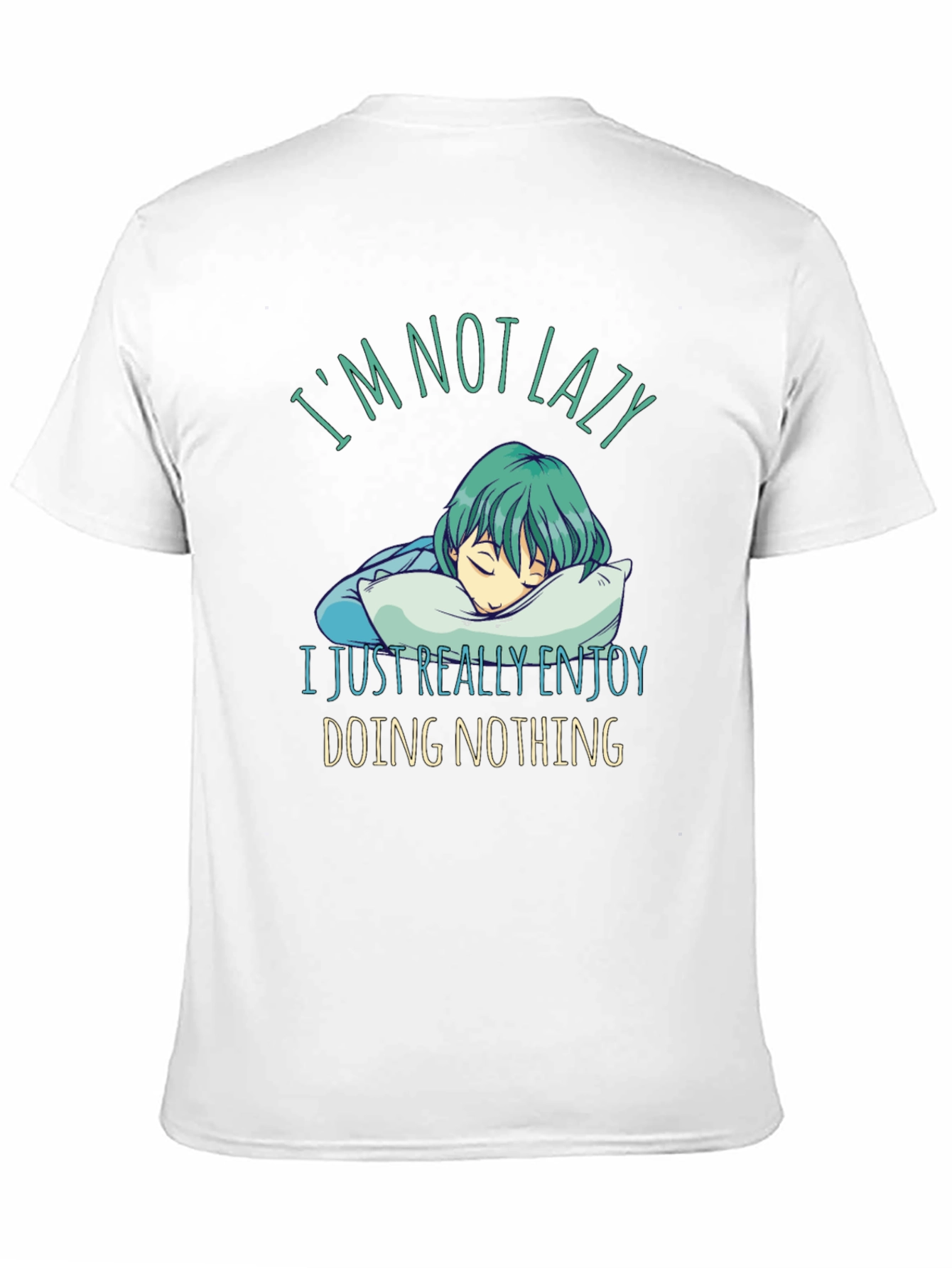 Lazy Enjoy Doing Nothing Graphic Tee