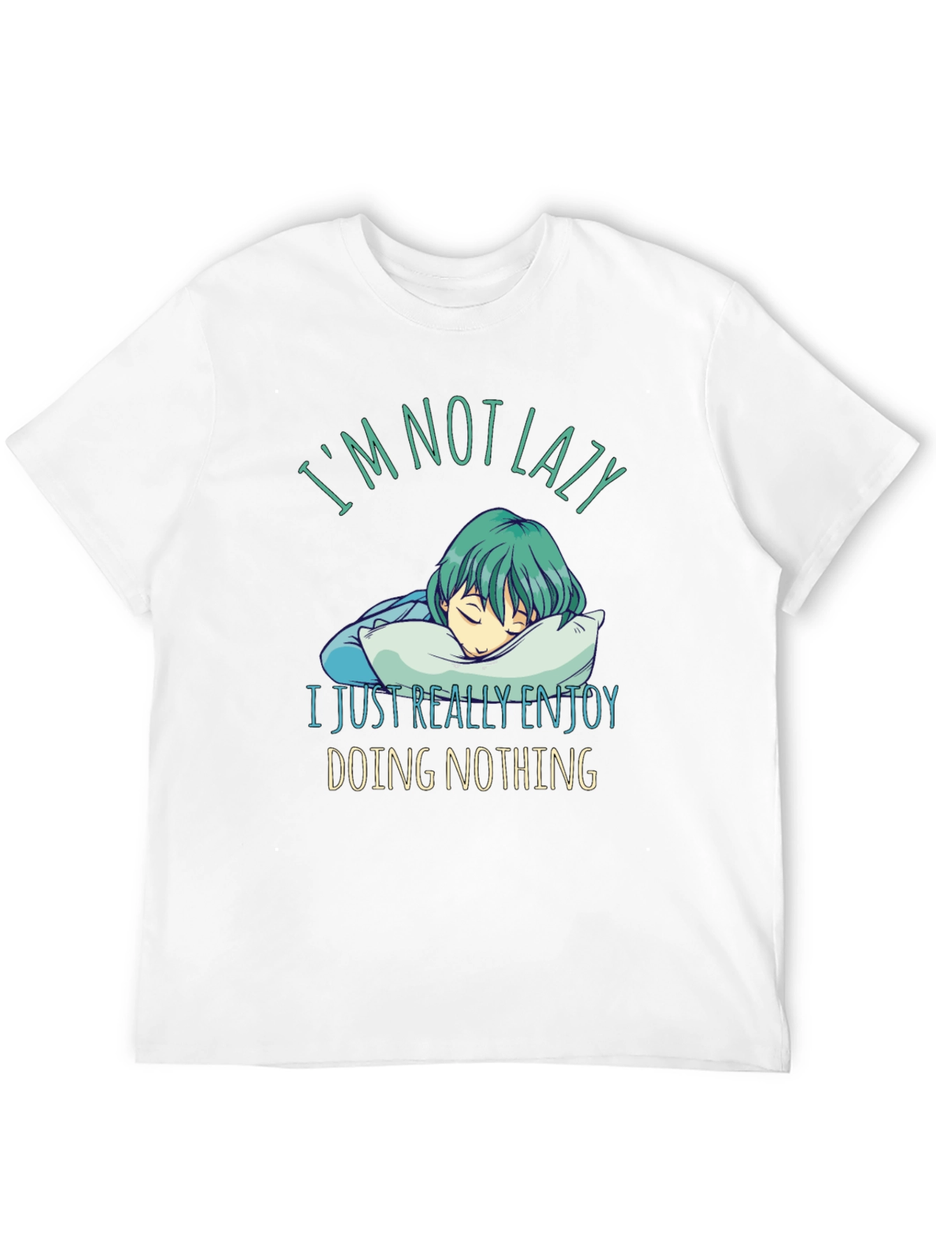 Lazy Enjoy Doing Nothing Graphic Tee