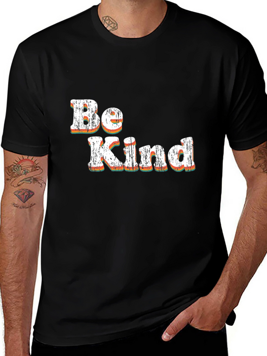 Be Kind Graphic Tee - Soft Cotton Blend