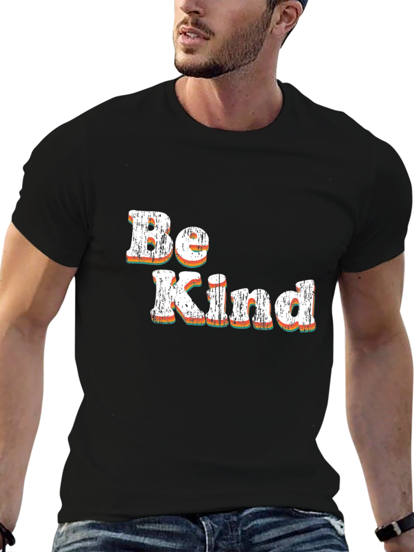 Be Kind Graphic Tee - Soft Cotton Blend