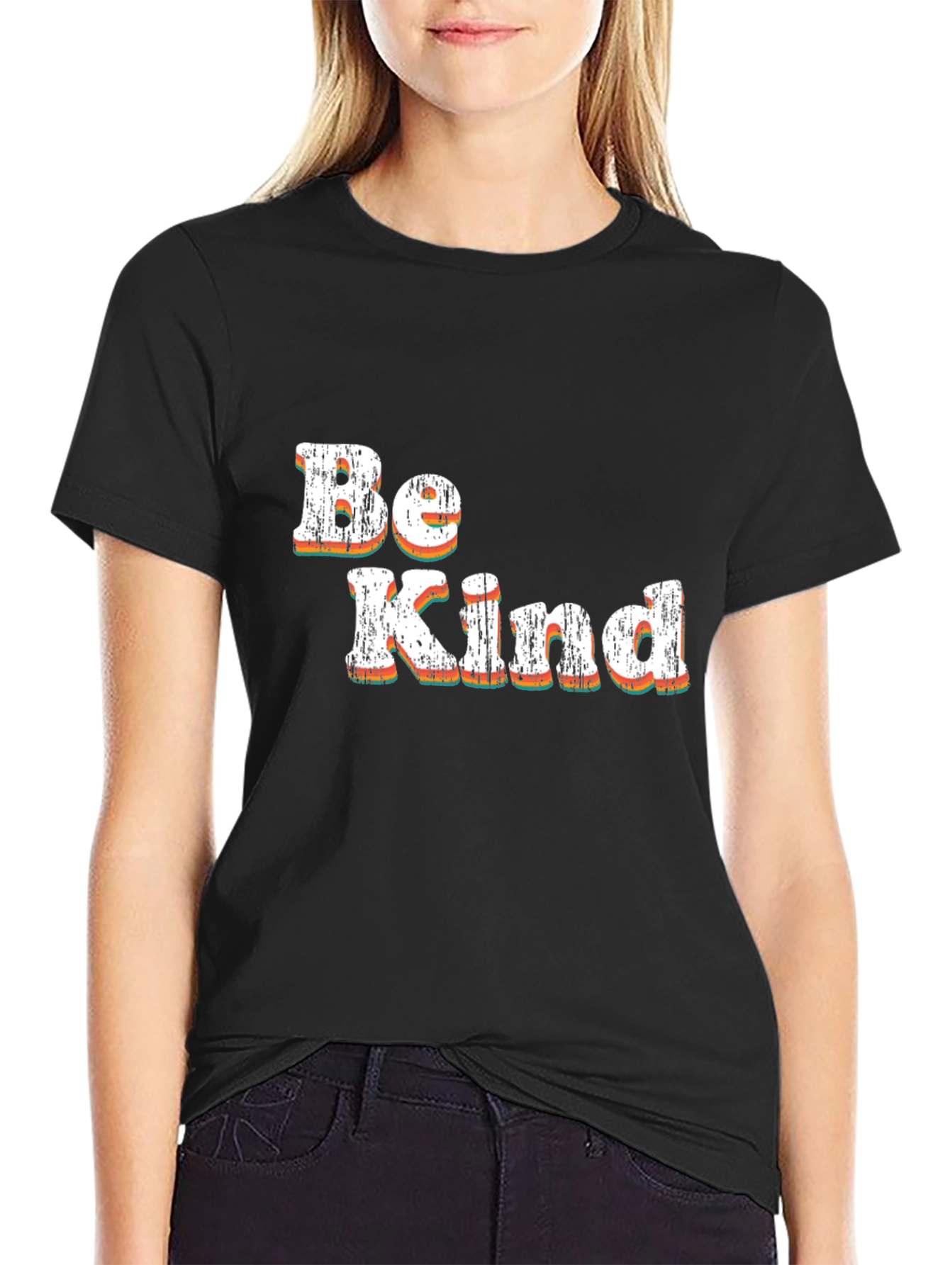 Be Kind Graphic Tee - Soft Cotton Blend