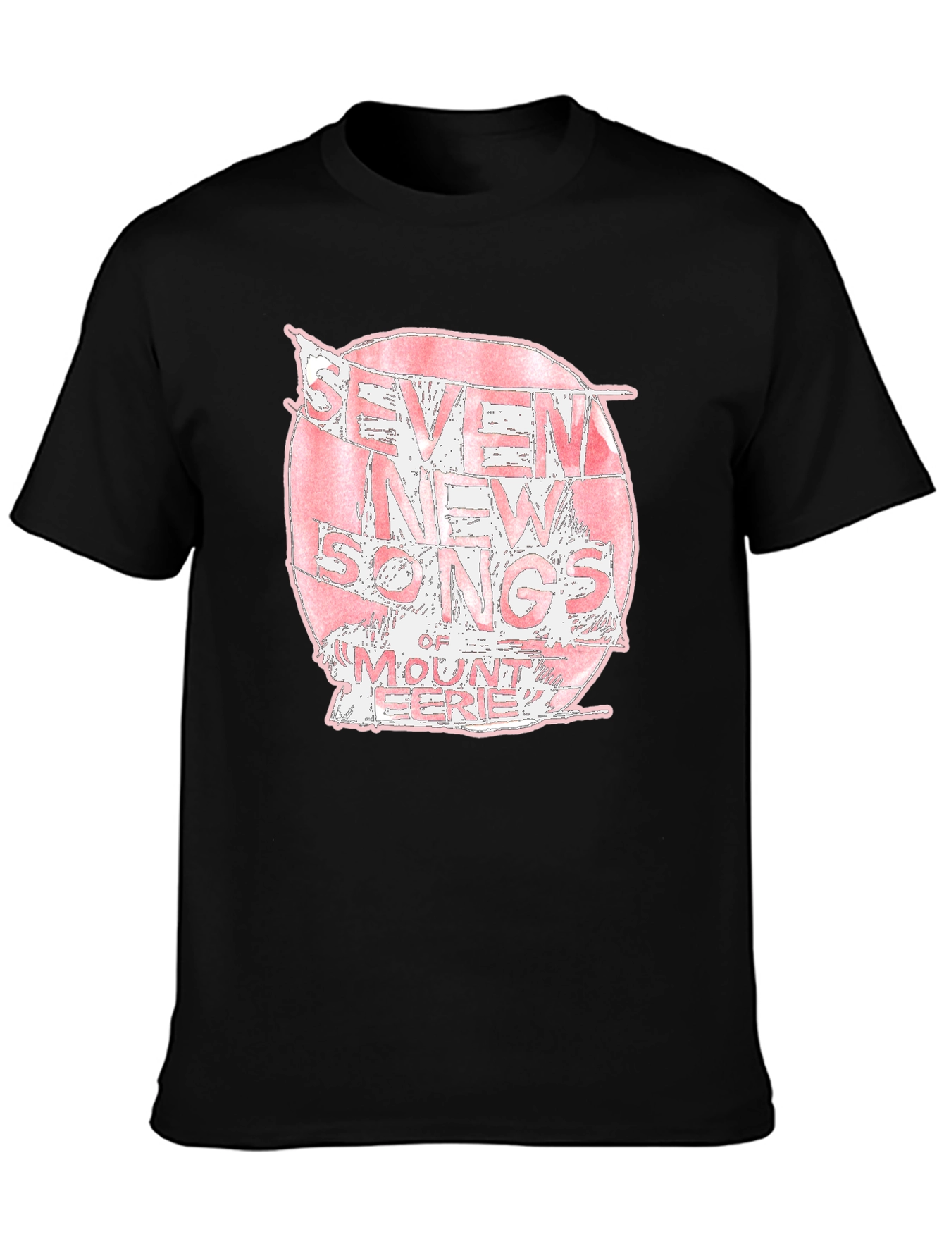 Seven New Songs Mount Eerie Black T-Shirt