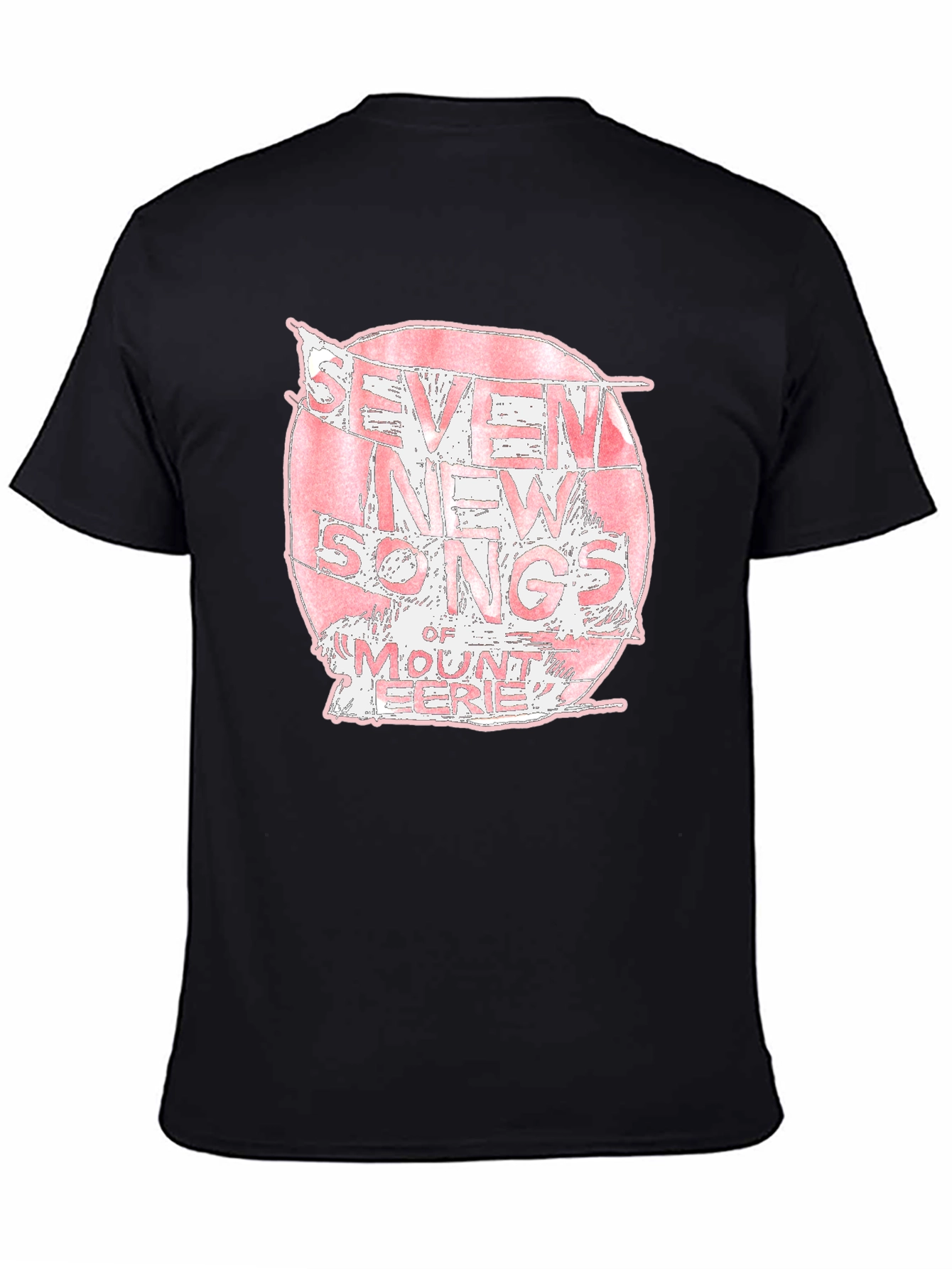 Seven New Songs Mount Eerie Black T-Shirt