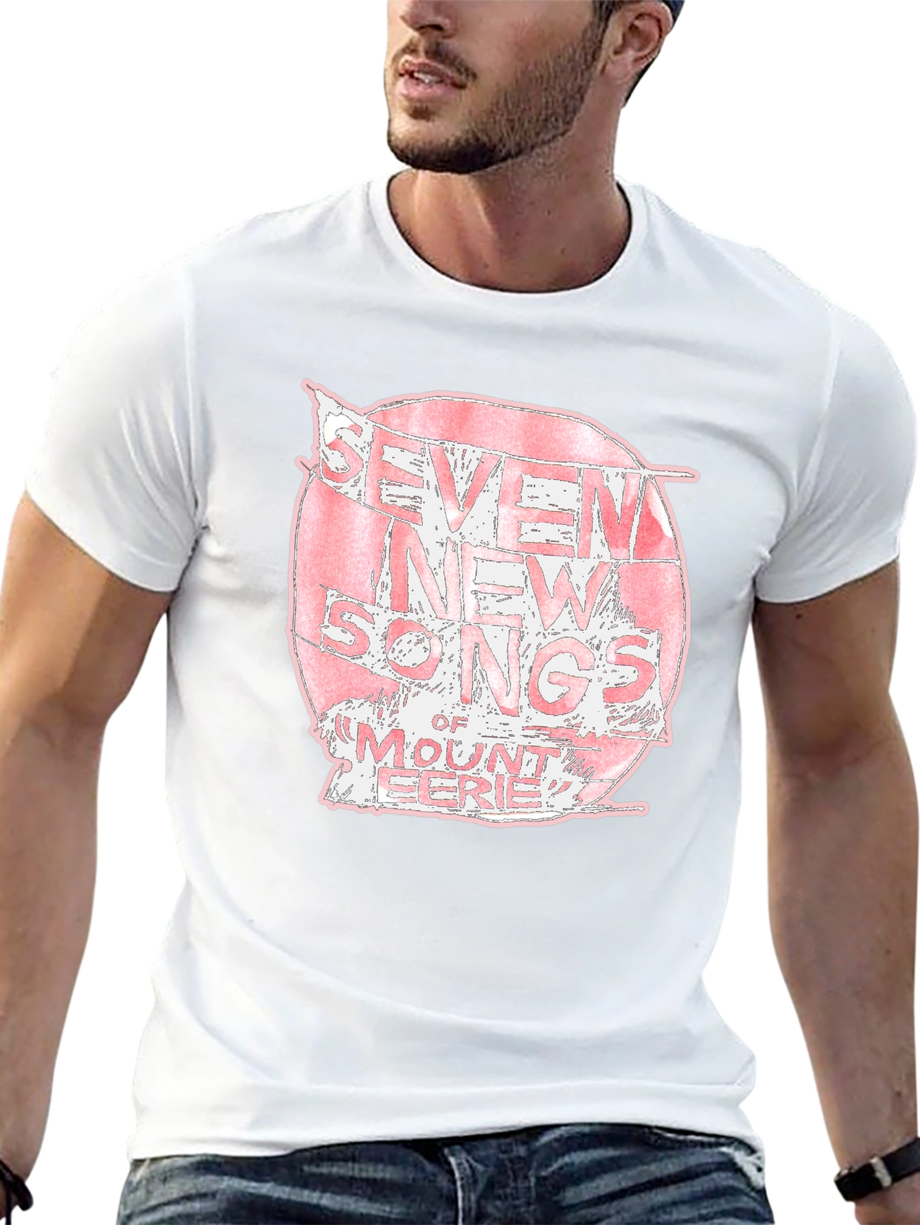 Seven New Songs Mount Eerie Black T-Shirt
