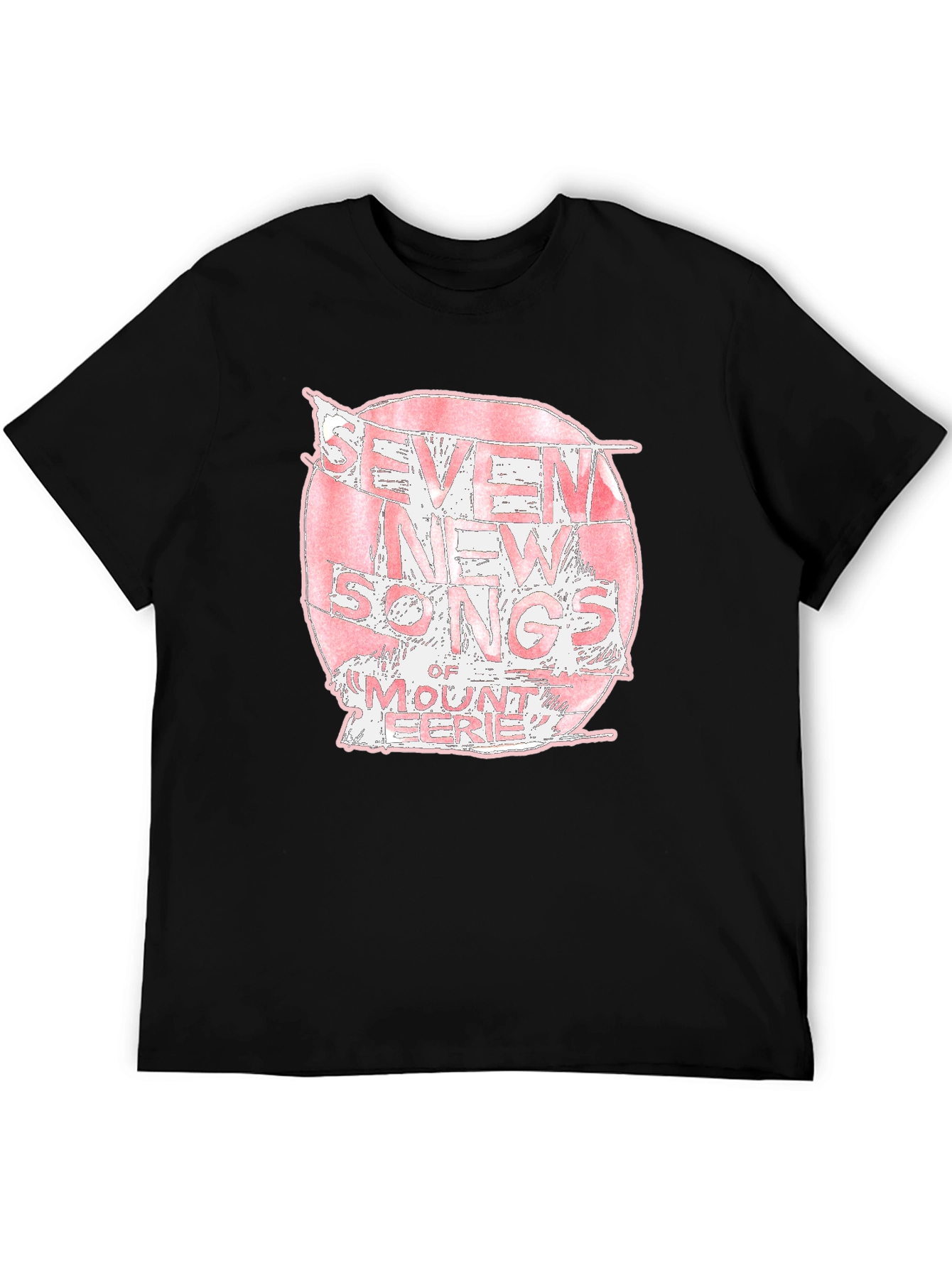 Seven New Songs Mount Eerie Black T-Shirt