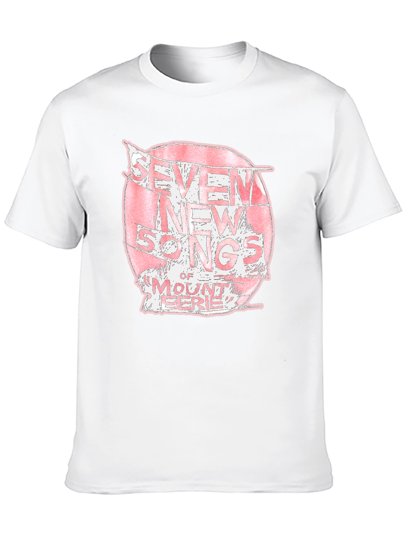 Seven New Songs Mount Eerie Black T-Shirt