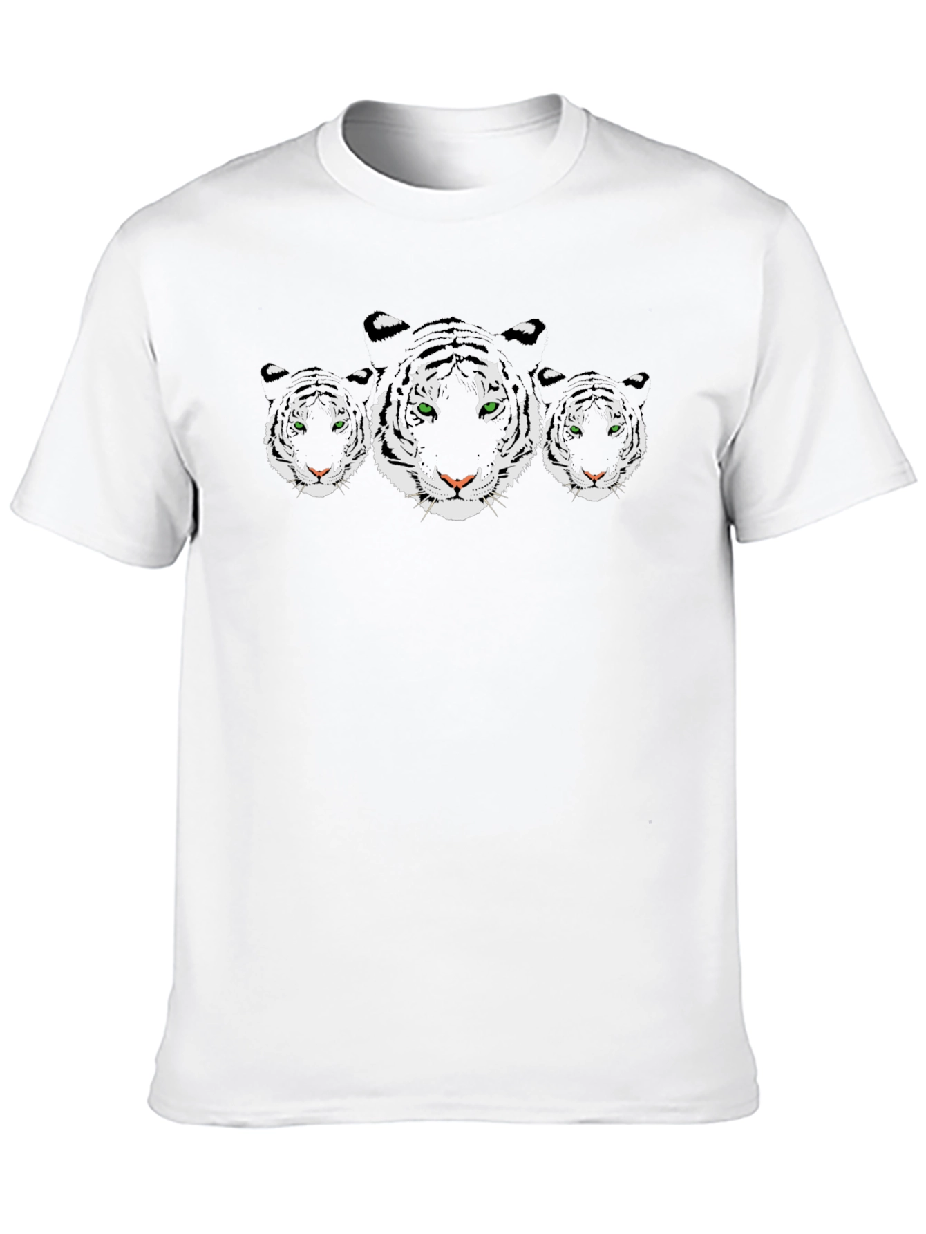 Tiger Graphic Tee - Black Cotton Blend