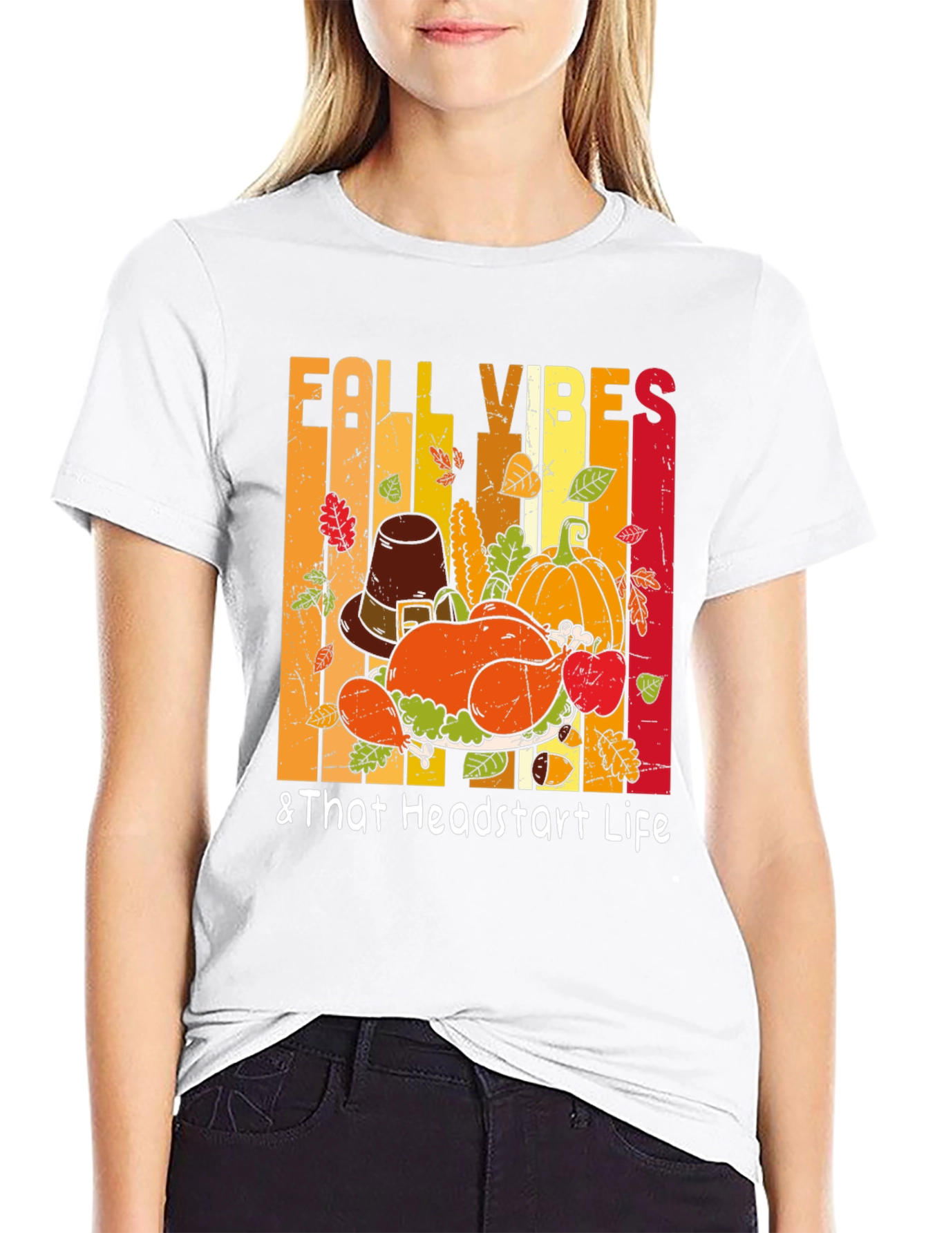 Fall Vibes Thanksgiving T-Shirt
