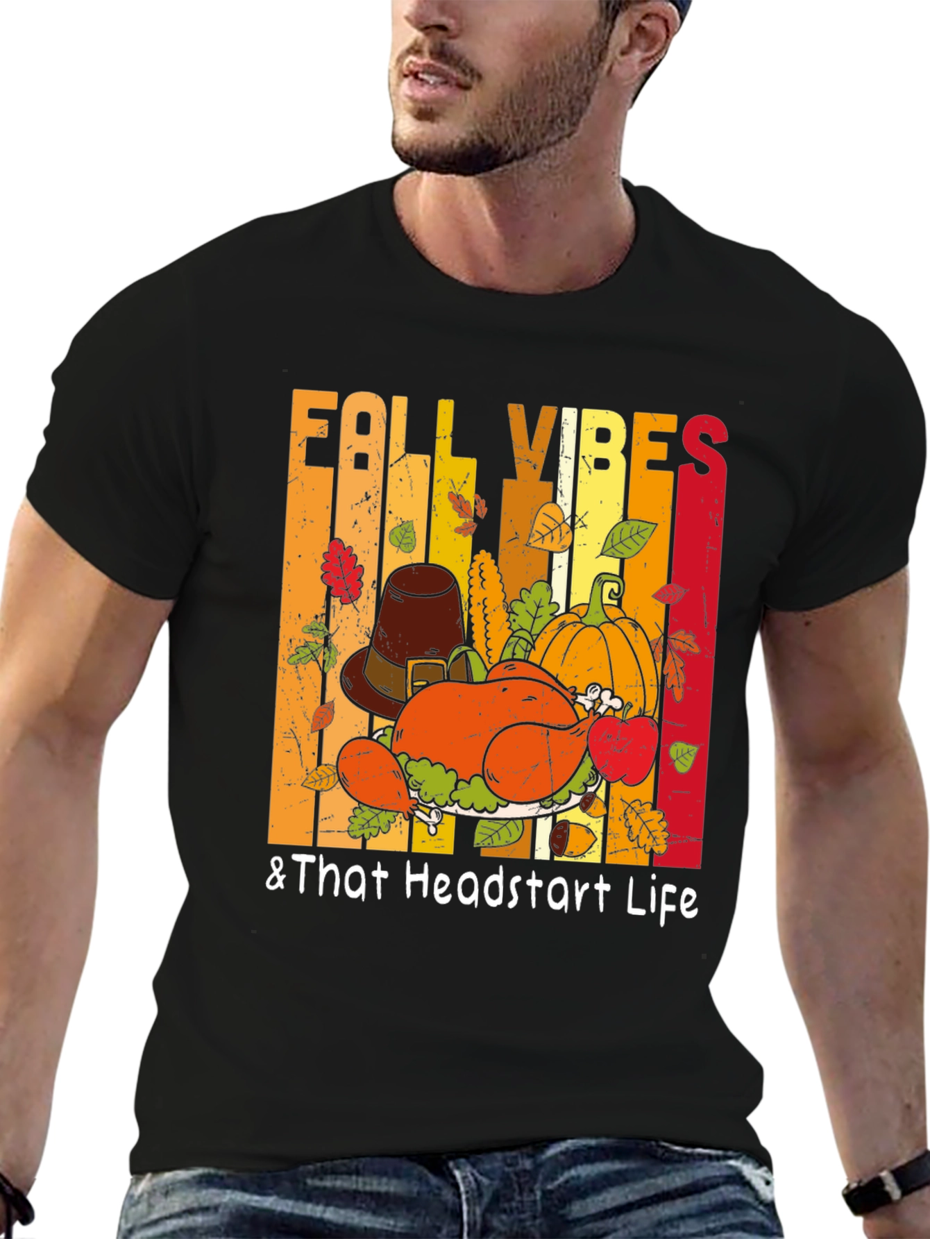 Fall Vibes Thanksgiving T-Shirt