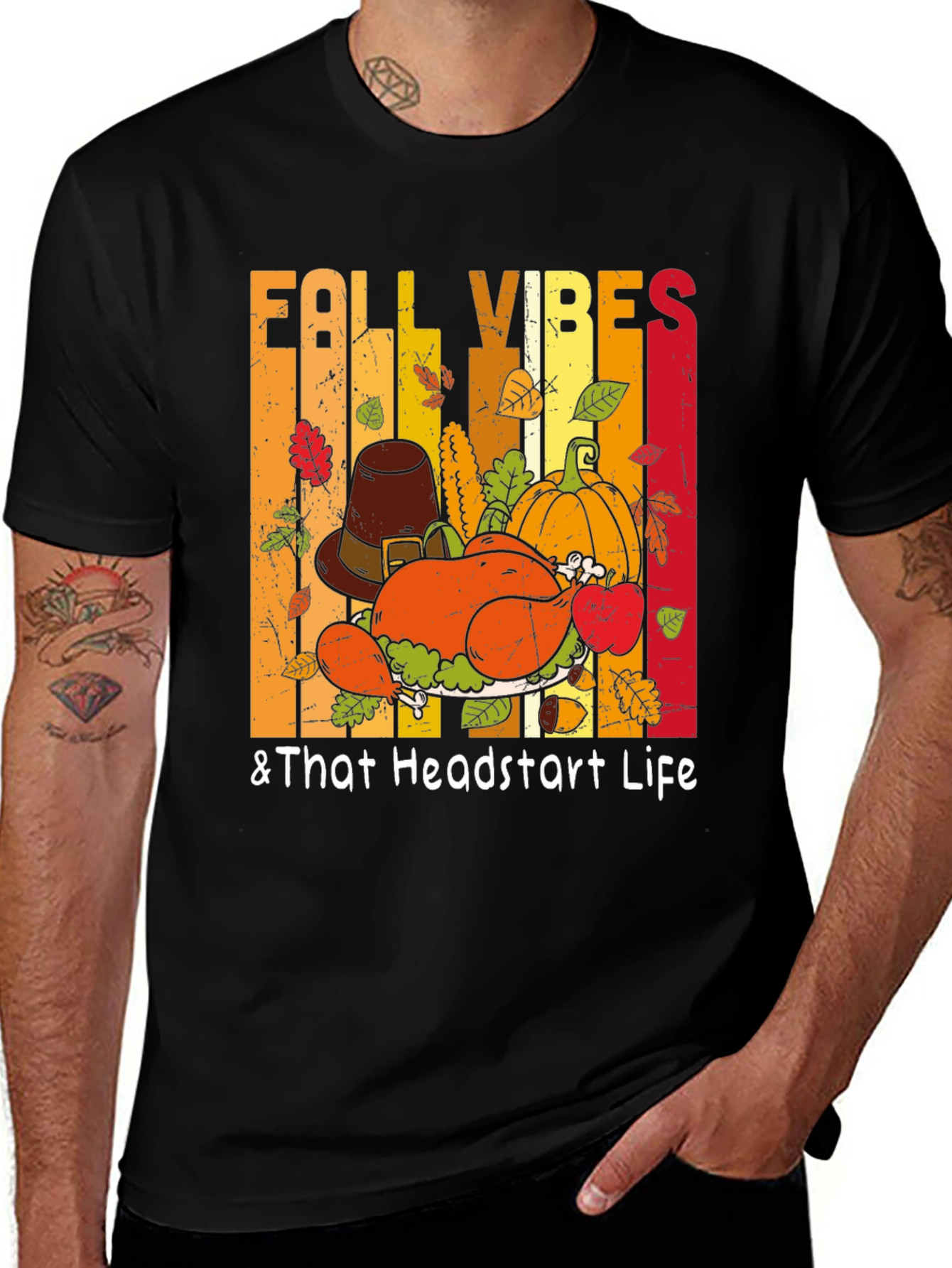 Fall Vibes Thanksgiving T-Shirt