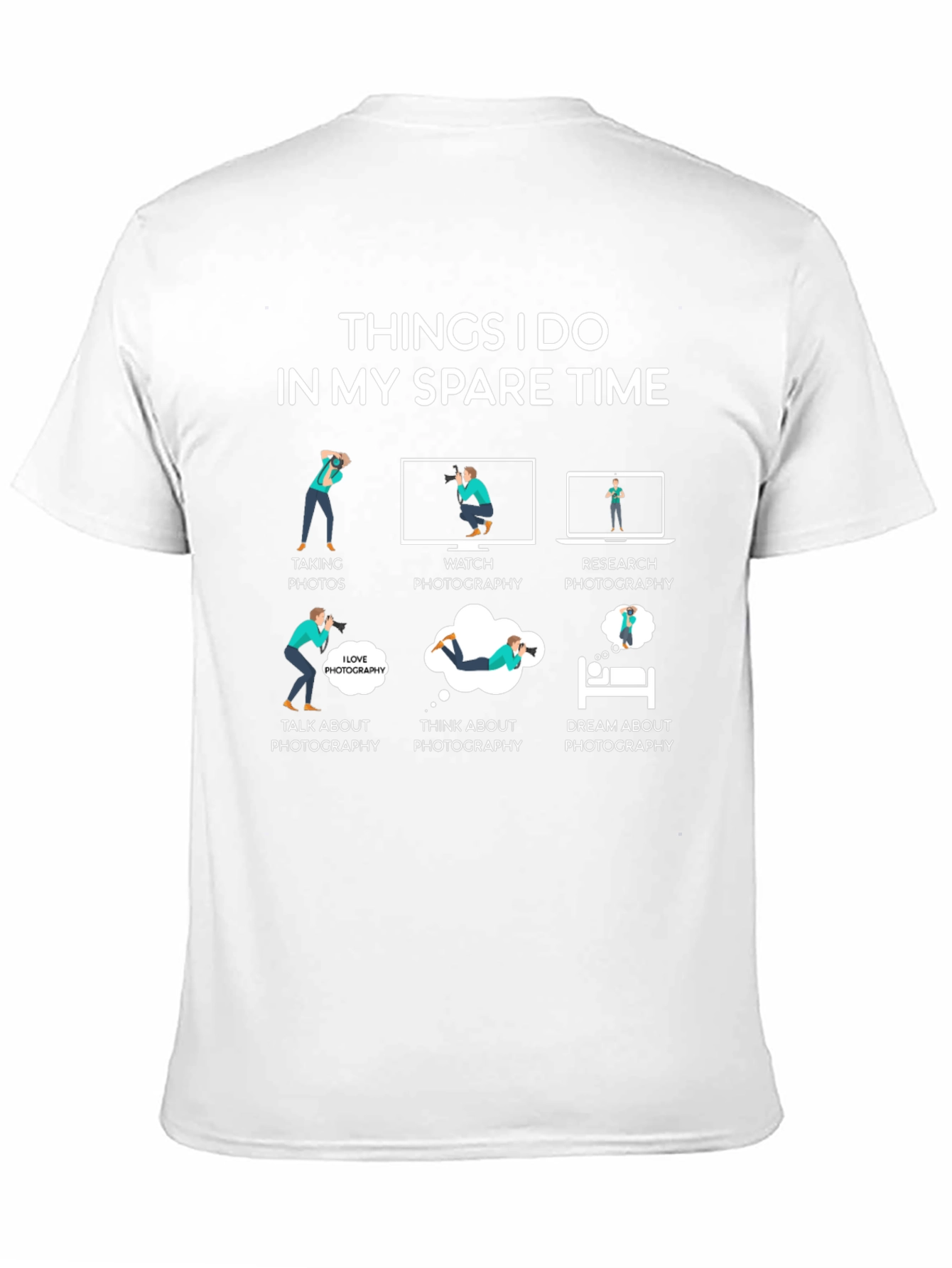 Photographers Spare Time T-Shirt - Photography Hobby Tee