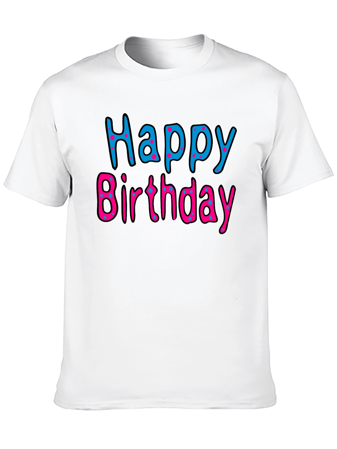 Happy Birthday Black T-Shirt