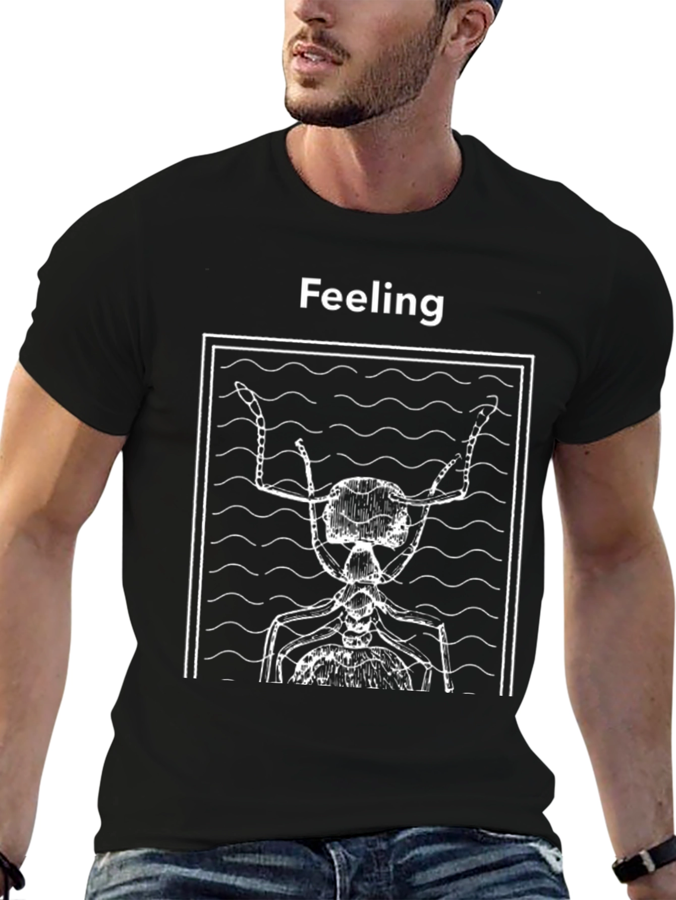 Feeling Graphic Tee - Black