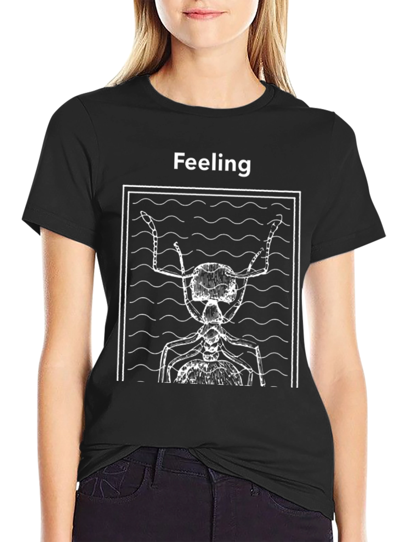 Feeling Graphic Tee - Black