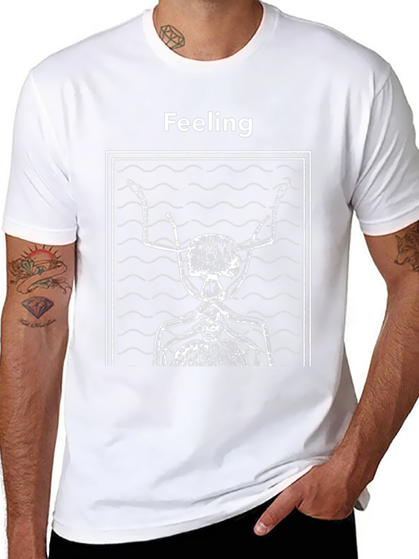 Feeling Graphic Tee - Black