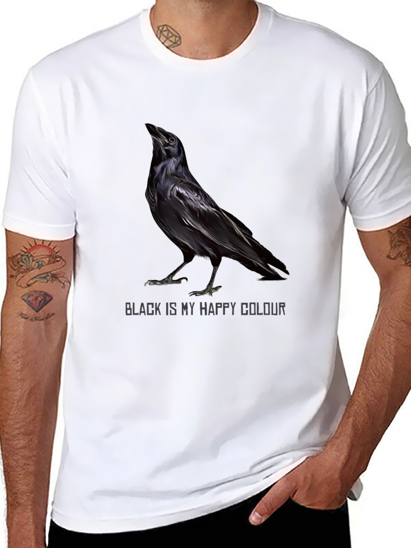 Raven Black is My Happy Colour T-Shirt