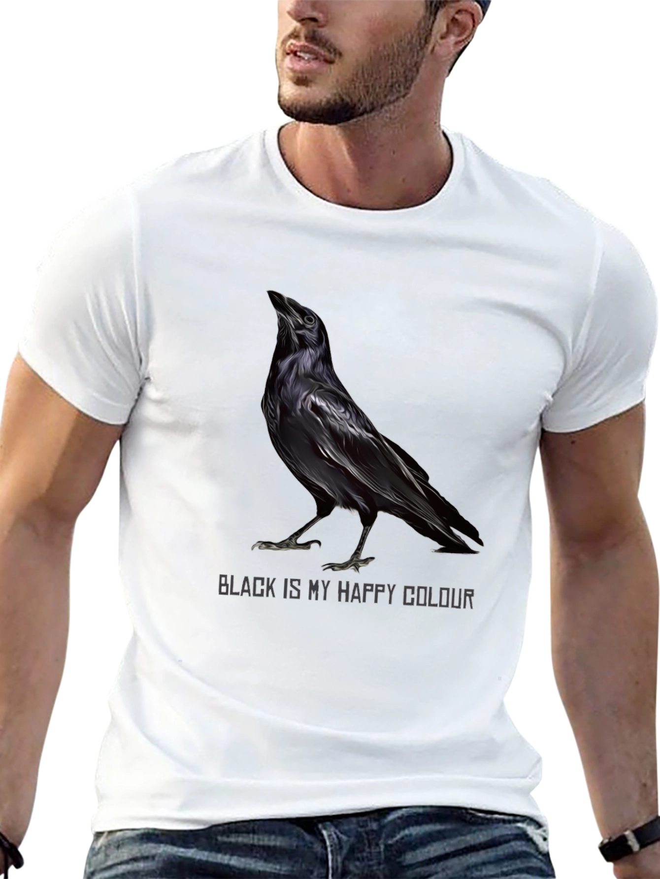 Raven Black is My Happy Colour T-Shirt