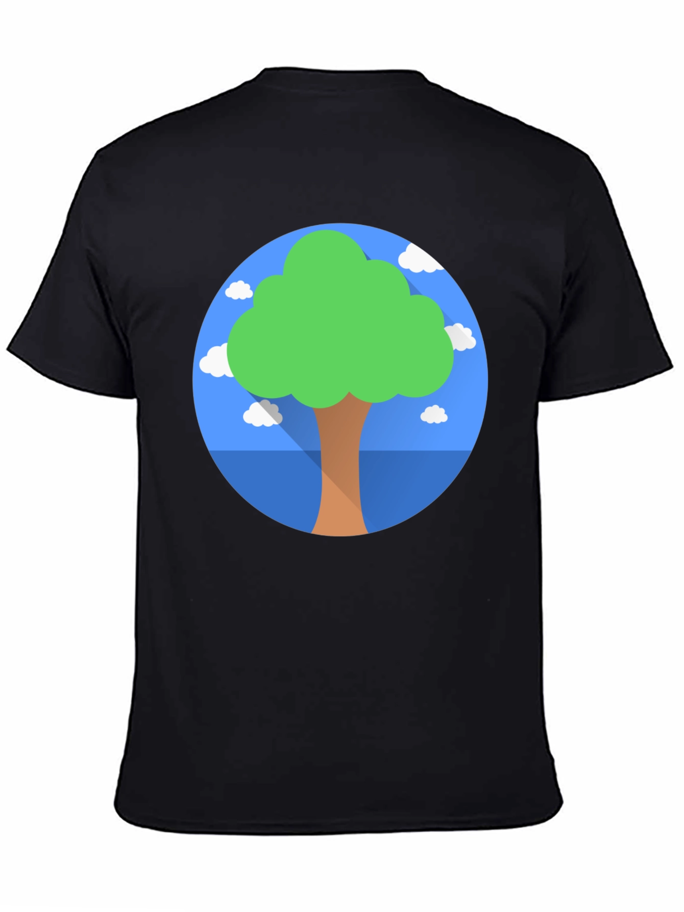 Nature Lover Tee: Tree Graphic Black T-Shirt
