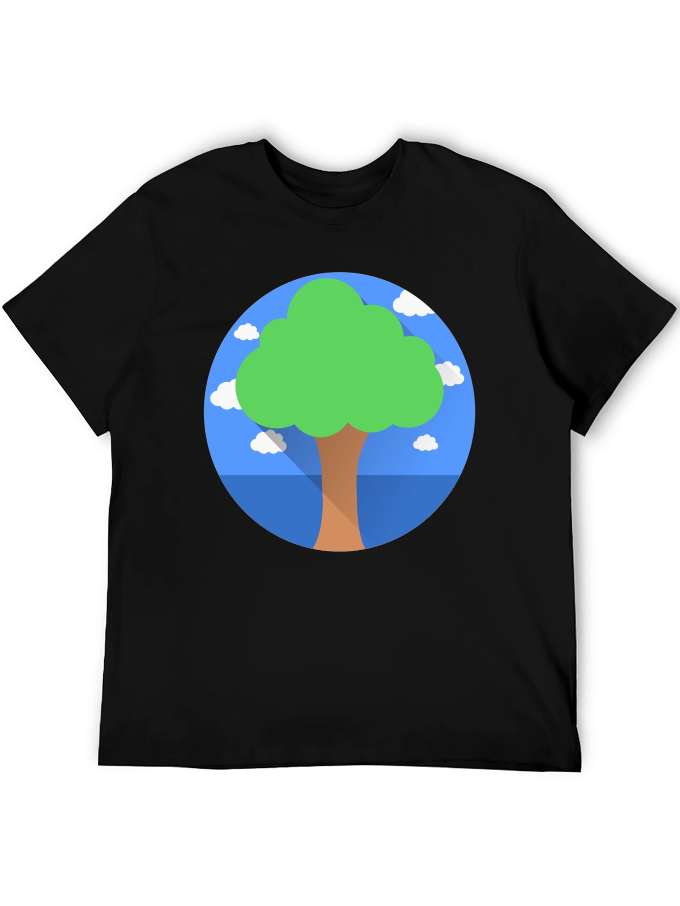 Nature Lover Tee: Tree Graphic Black T-Shirt