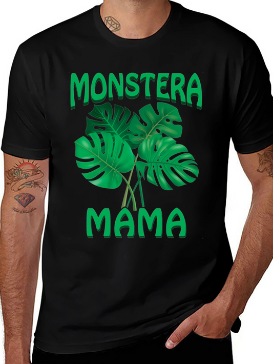 Monstera Mama Graphic T-Shirt - Plant Lover Tee
